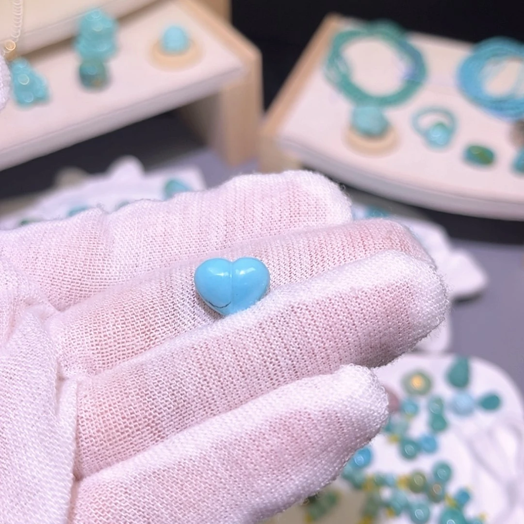 绿松石未镶嵌珠宝半成品