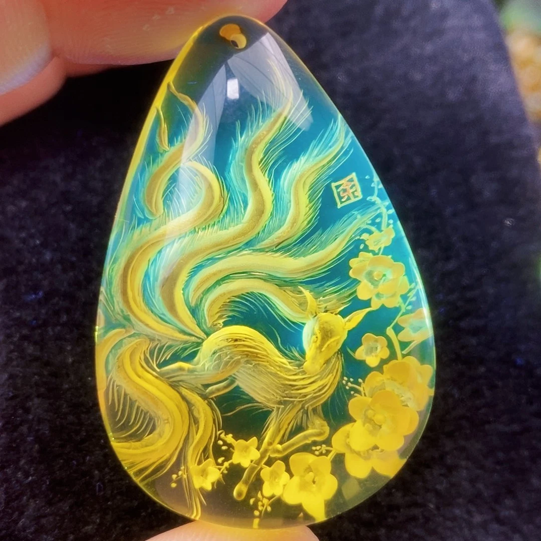 【闪购商品】金珀吊坠(不含链)未镶嵌