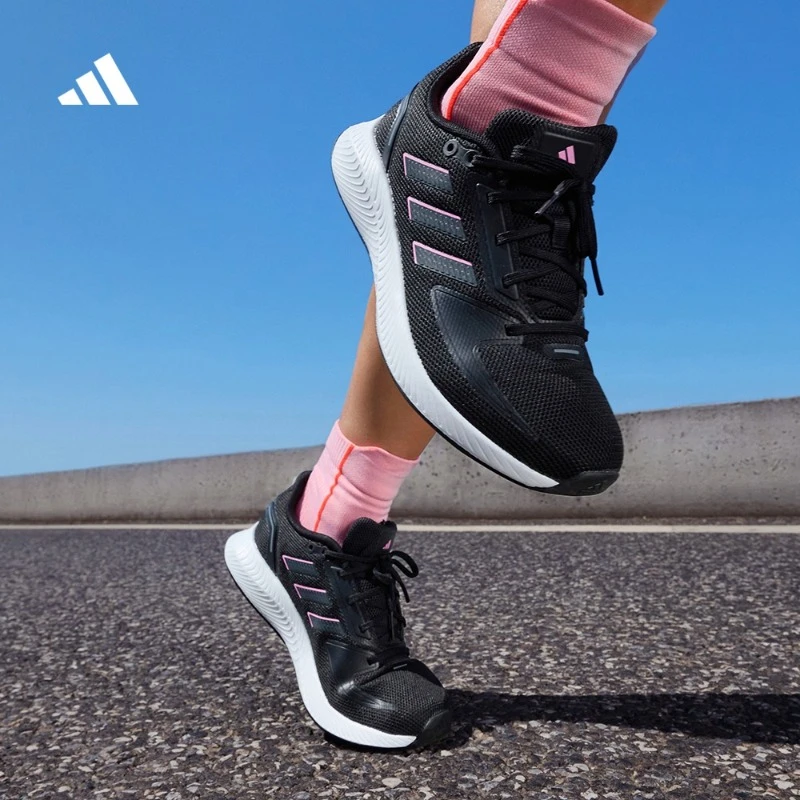 阿迪达斯官方女款欧若风随心畅跑跑步运动鞋RUNFALCON 2.0 FY9624