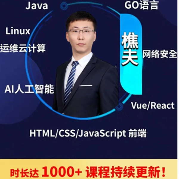 IT全学科自学卡(Python+Java+web前端+Linux+爬虫+网安+数分)