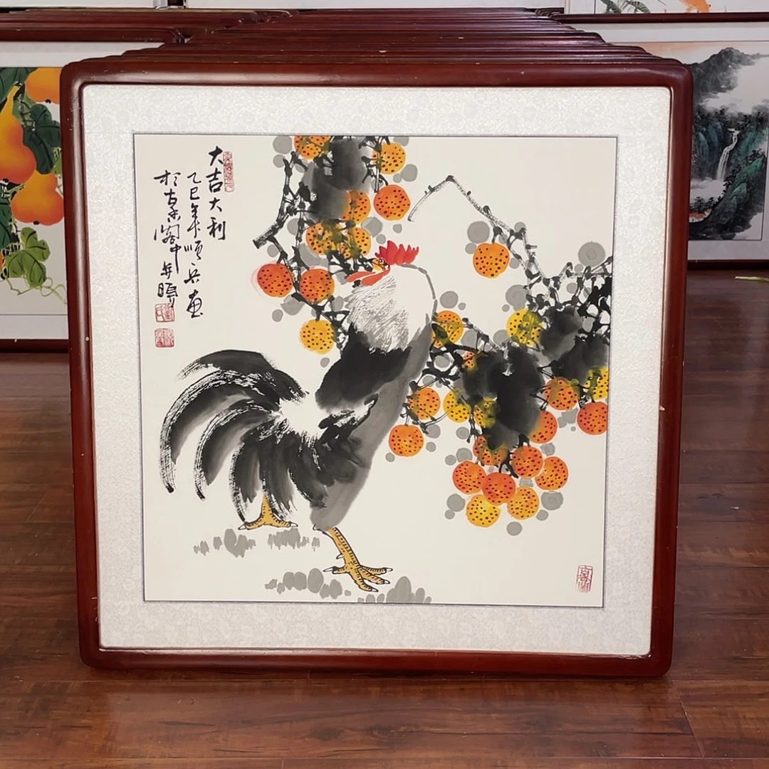 国画带框尺寸63*63厘米