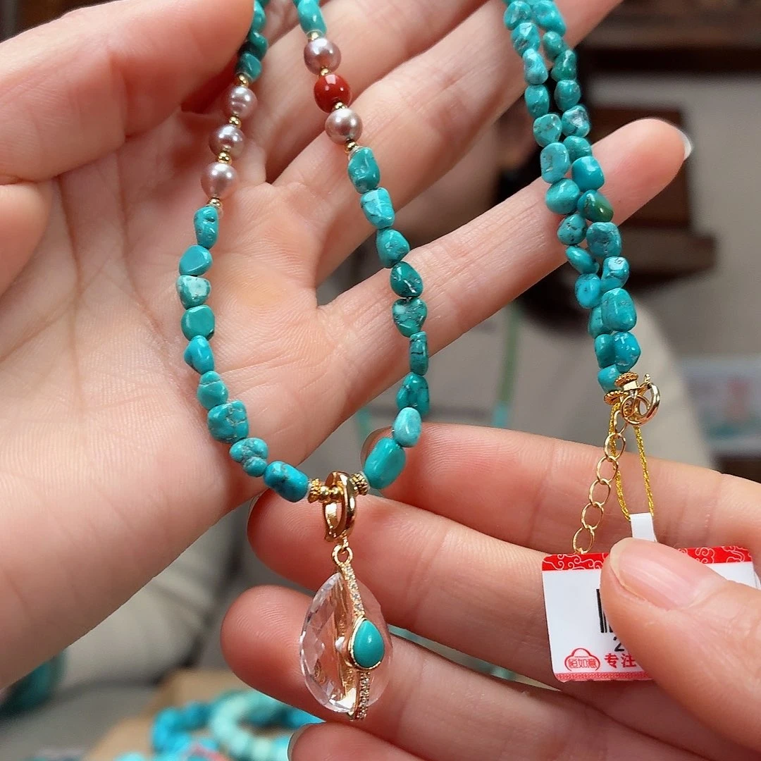 未镶嵌绿松石珠宝奇石