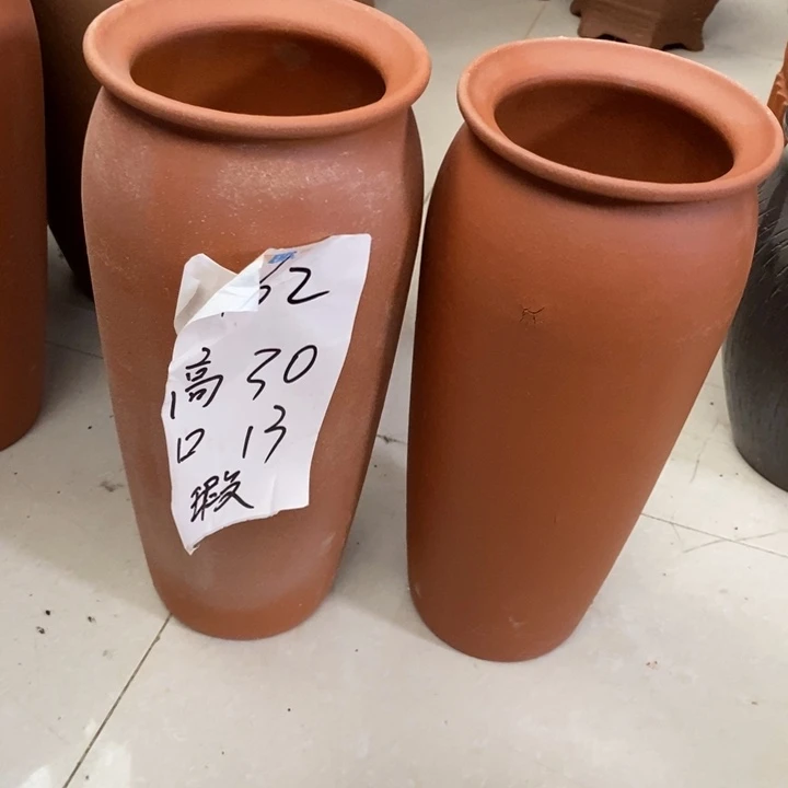 粗陶红陶绿植花盆162