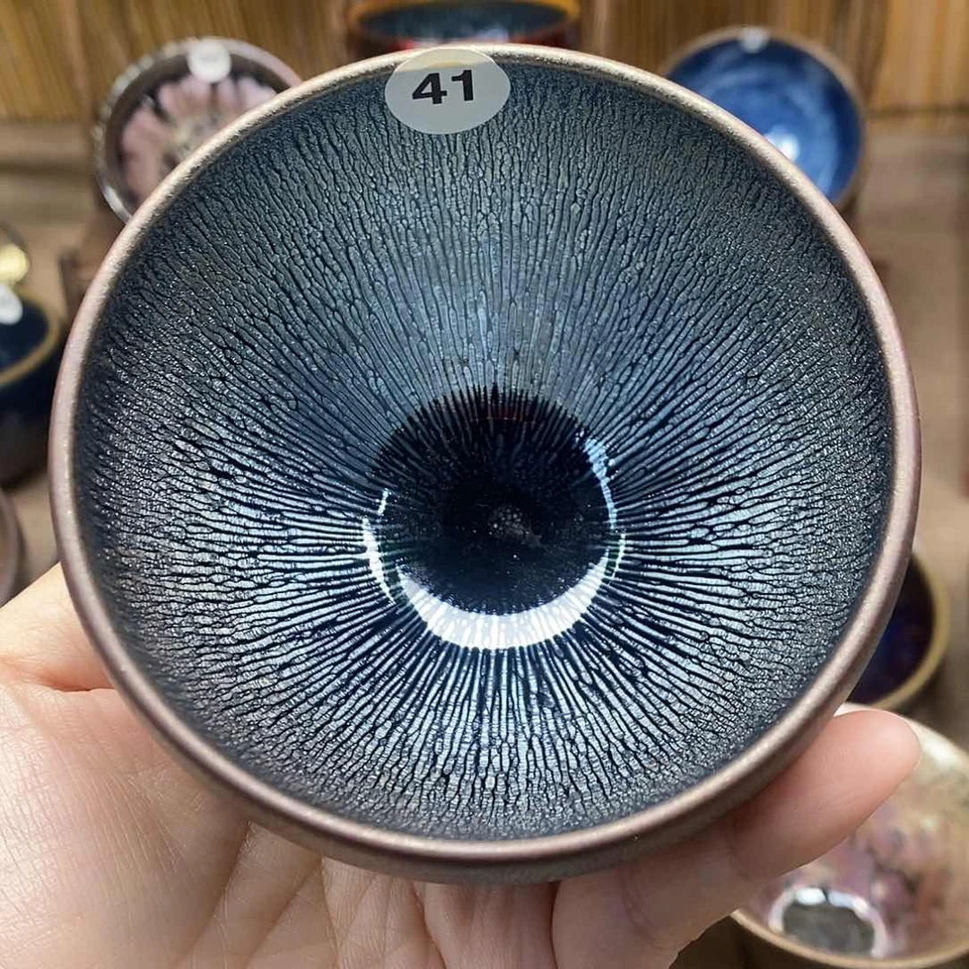 茶盏紫*建盏主人杯茶盏