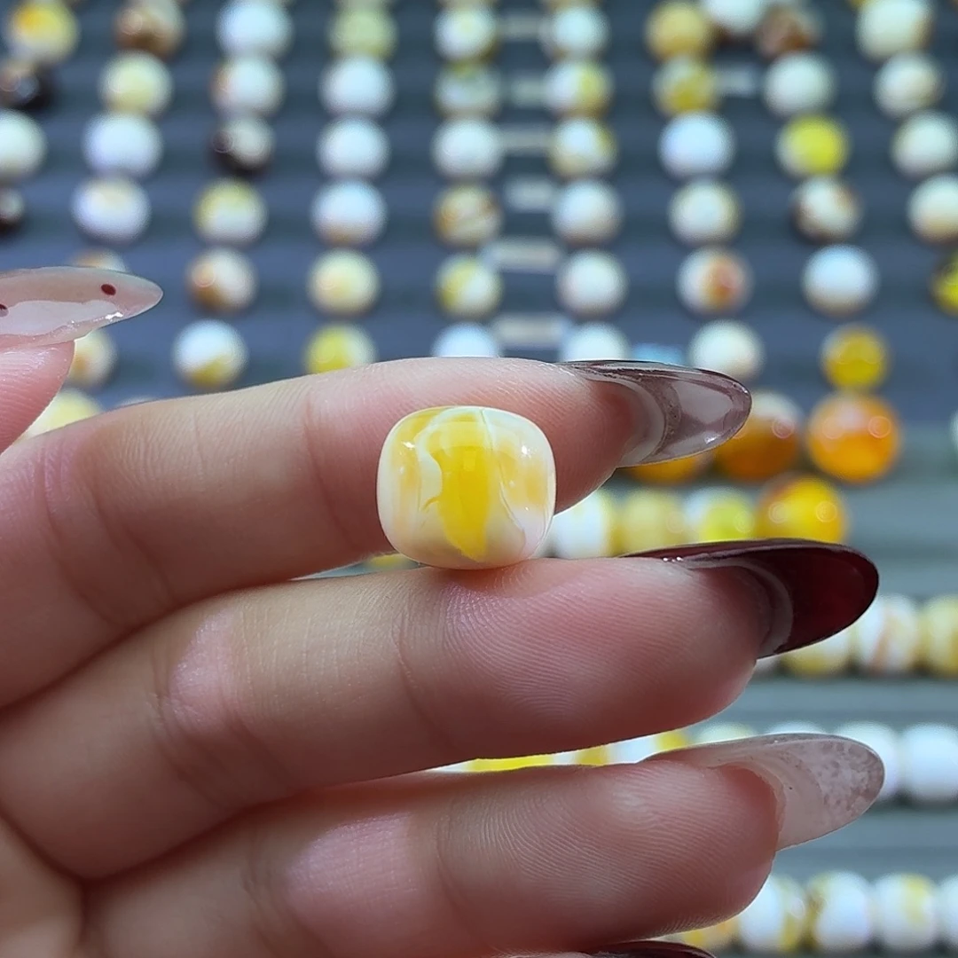 琥珀未镶嵌裸石蜜蜡12焦皮