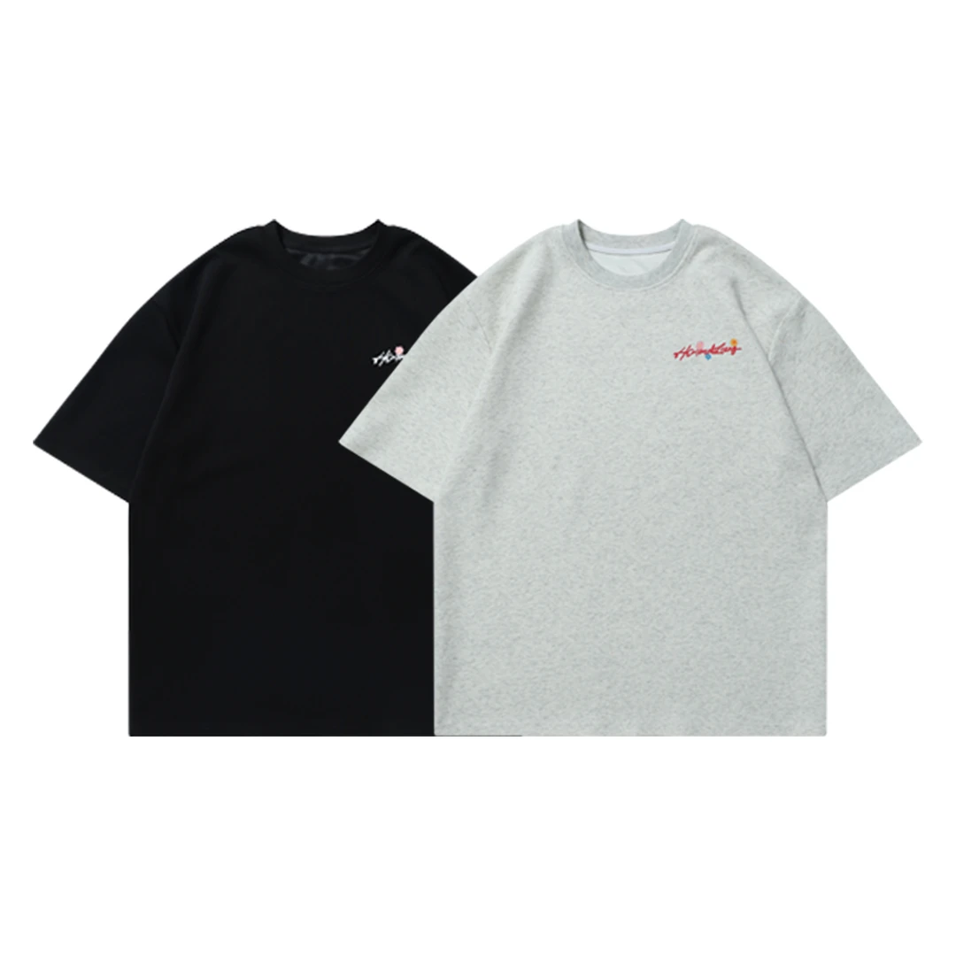 2025夏季ins潮牌个性上衣短袖男款高街重磅小众设计感半袖T恤夏季