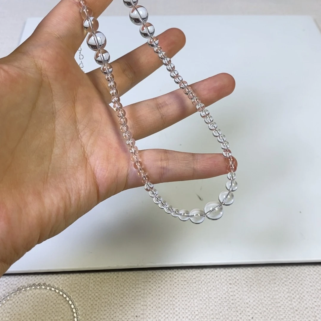 项链白水全净体 泡泡珠