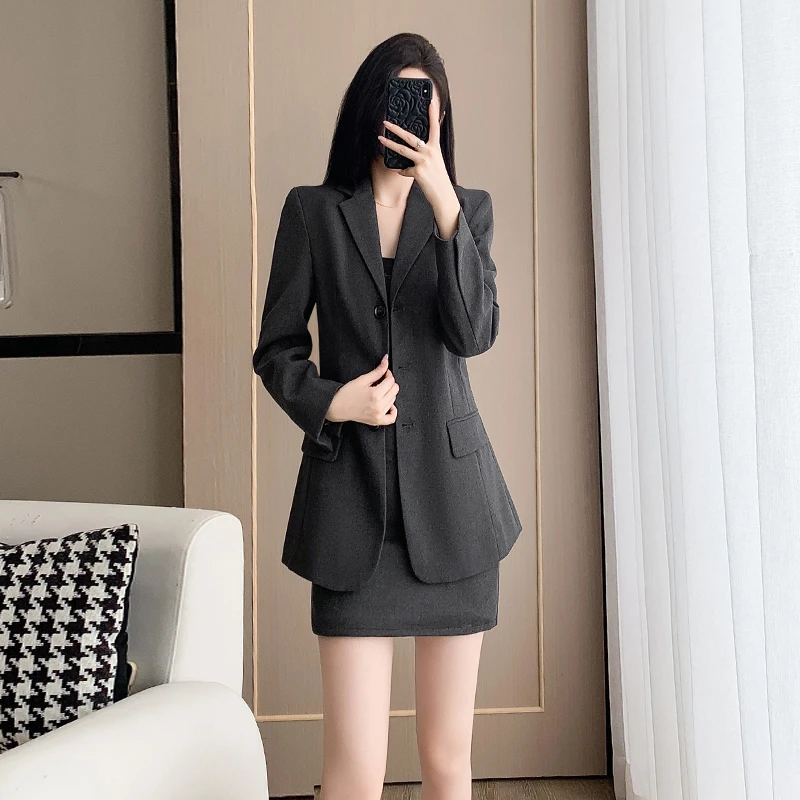 法式御姐范又a又飒西装两件套秋季新款轻奢高级感女人味套装通勤