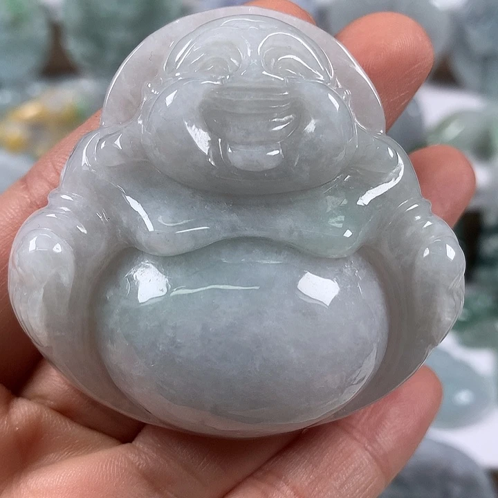 翡翠未镶嵌颈饰大佛福利卡厚装14+