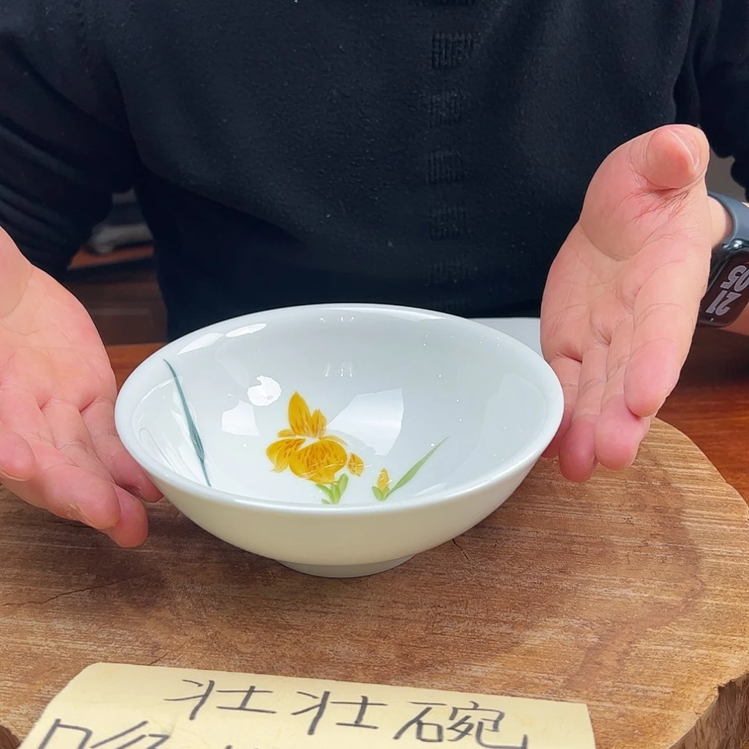 瓷片景德镇陶瓷手工手绘制作