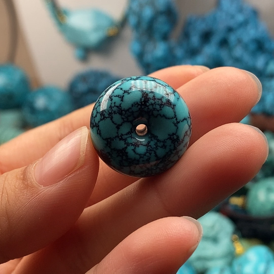 绿松石未镶嵌珠宝半成品