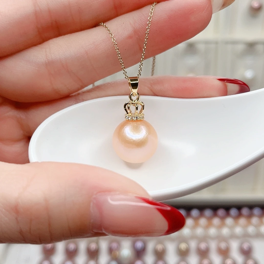 淡水珍珠吊坠(赠链)合金