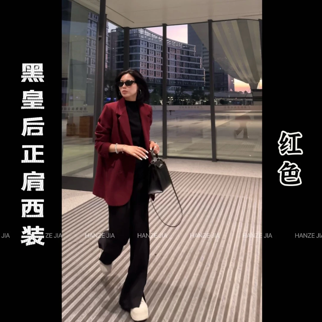 【寒泽出品】黑皇后”正肩西装5S35