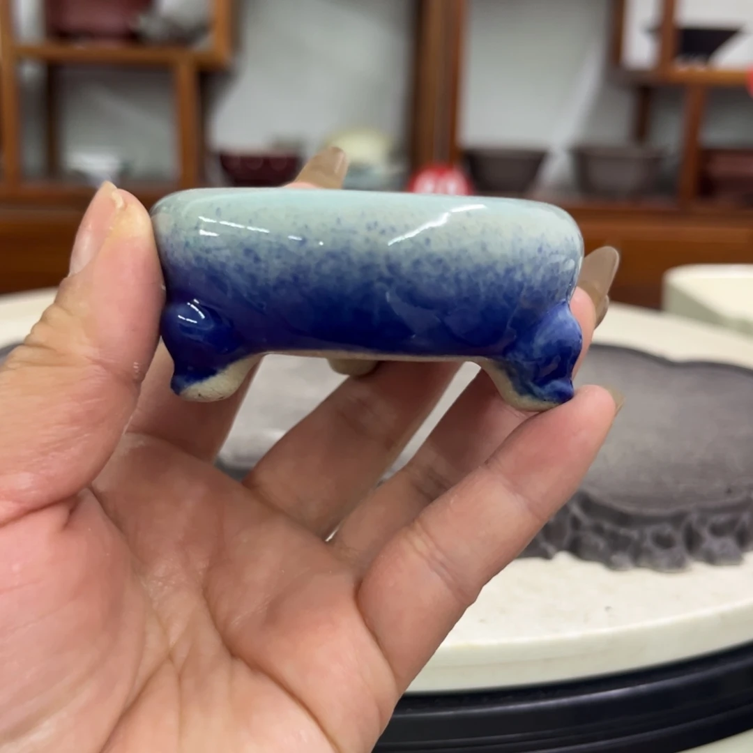 紫砂花盆瑕疵3-6.5。。。