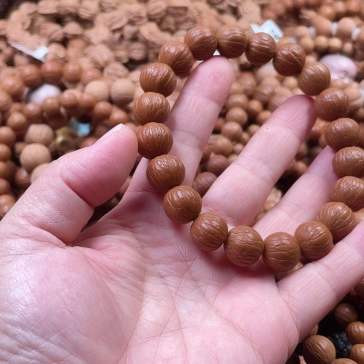手串猴头核桃1.3泛油聚宝盆同尺
