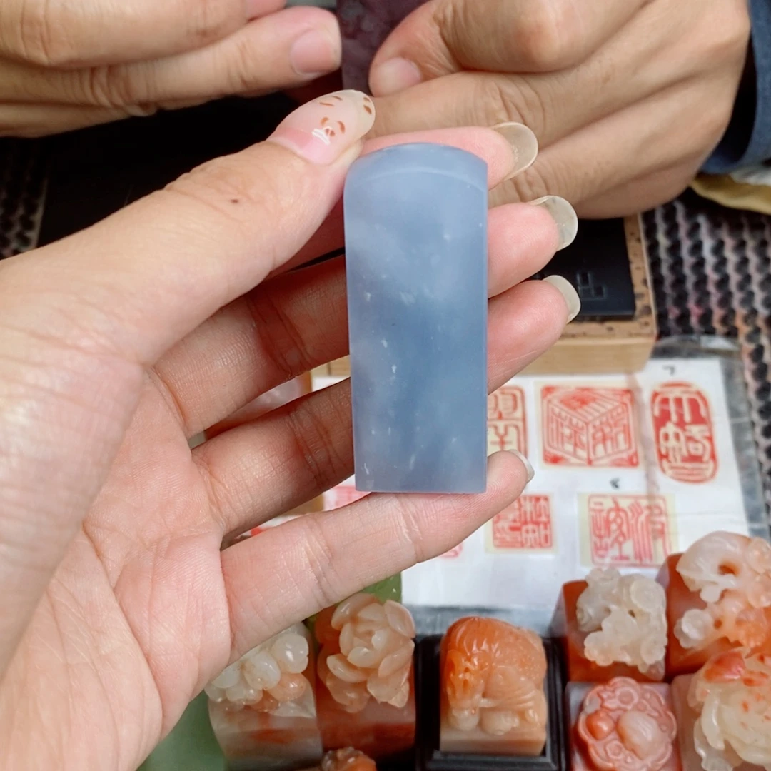 静***鸣寿山石印石成品正章书法用品