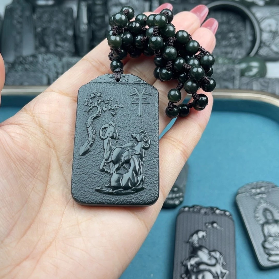 和田玉颈饰未镶嵌