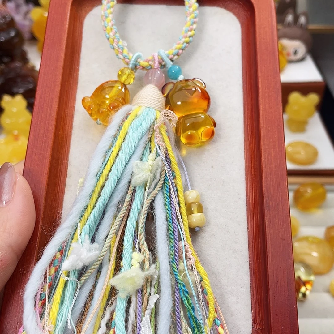 琥珀吊坠(不含链)未镶嵌