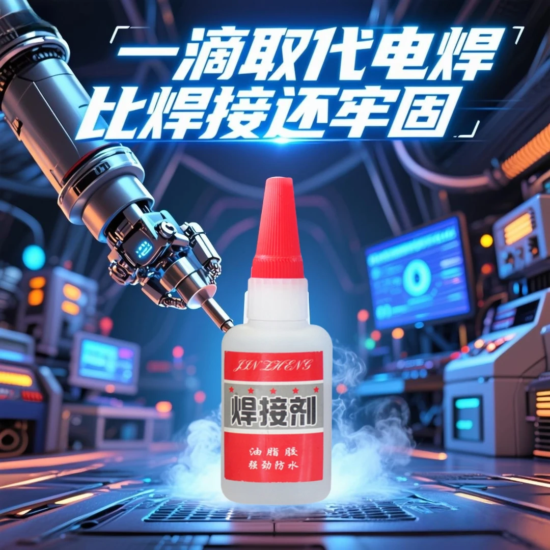 耐高低温油性强力焊接胶粘一切金属塑料木材陶瓷防漏堵漏免钉胶