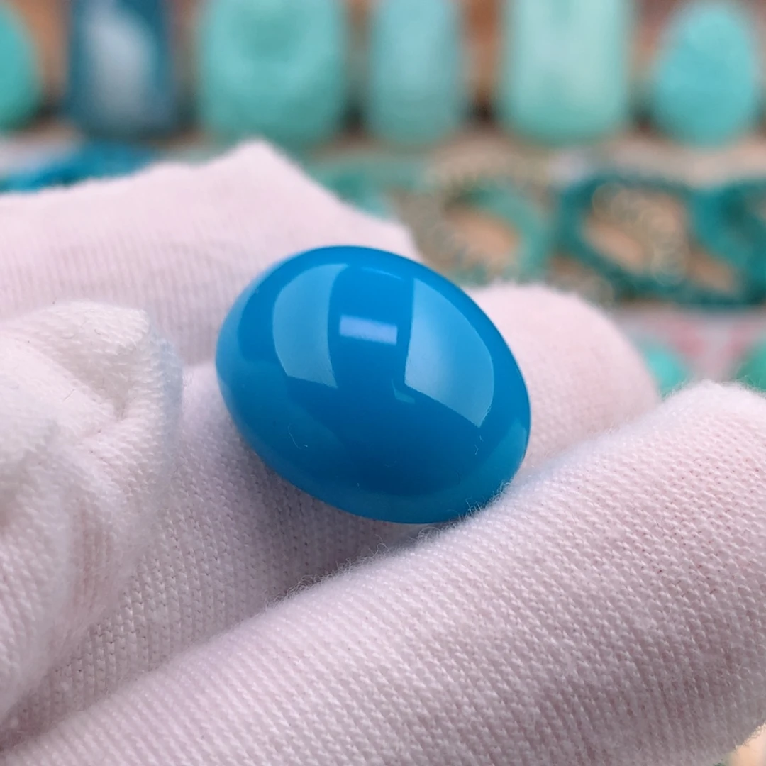 未镶嵌绿松石珠宝奇石老*