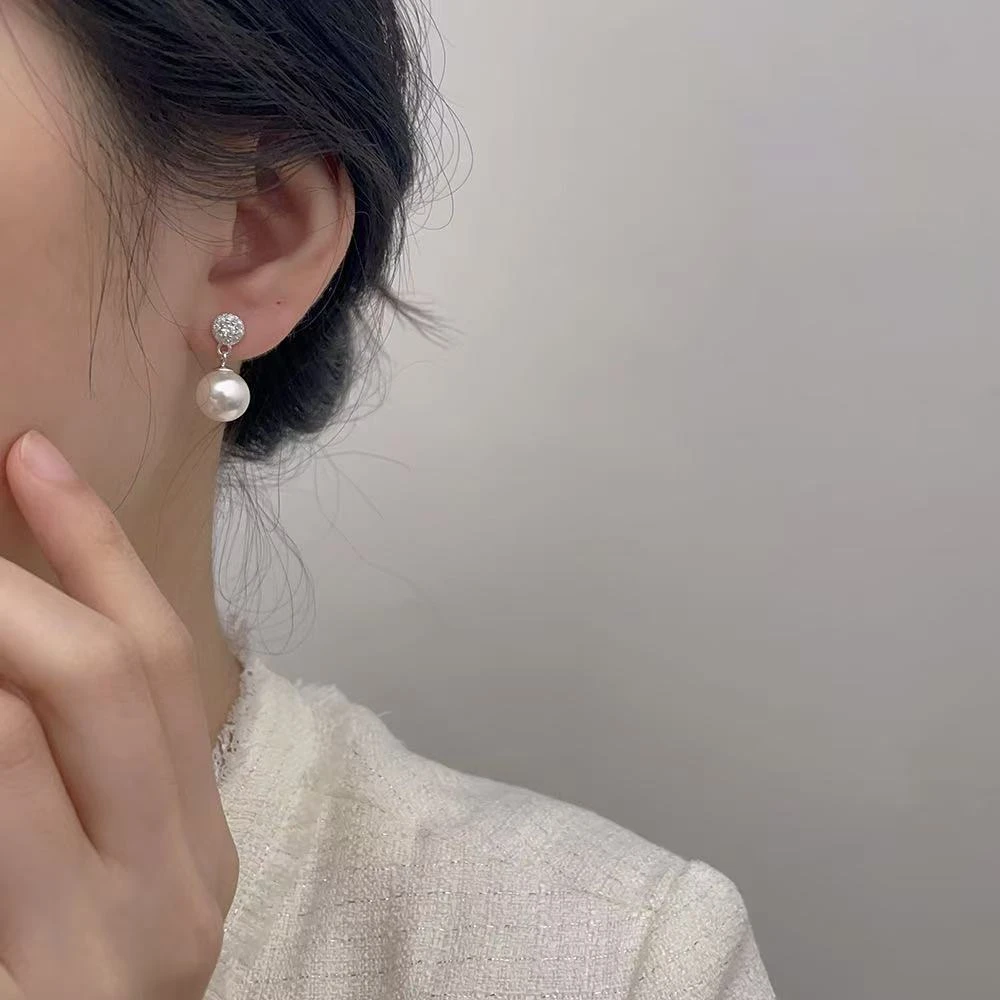 铜合金耳饰 屿希 【璀璨星光】气质通勤时尚珠珠耳环M0118