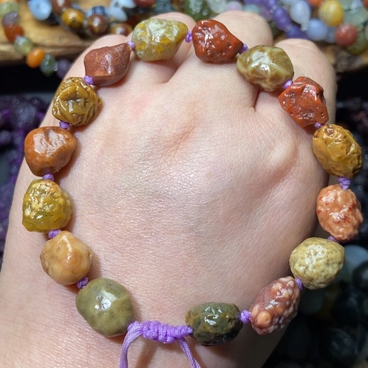 玛瑙/玉髓合金手链