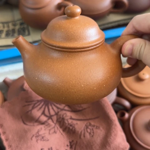 赵****茶壶紫砂金降坡泥300cc