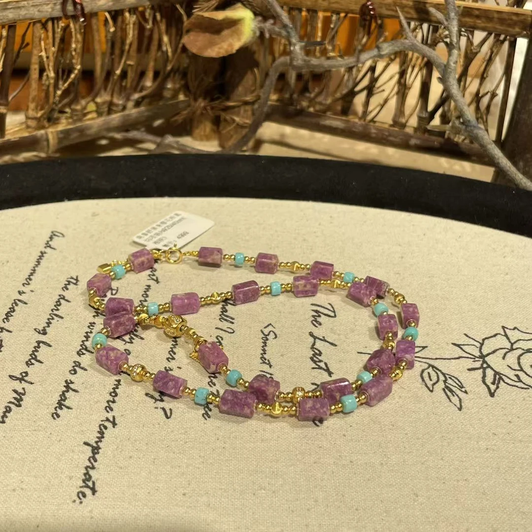 南非舒俱来樱花粉直切项链/银s925/40cm/AZB9145(相映)