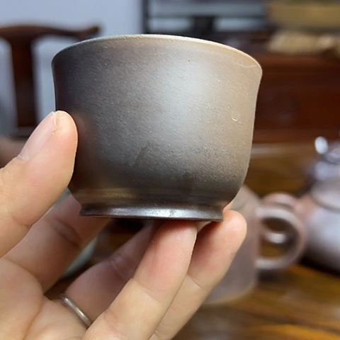 戬谷龙窑柴烧茶杯9