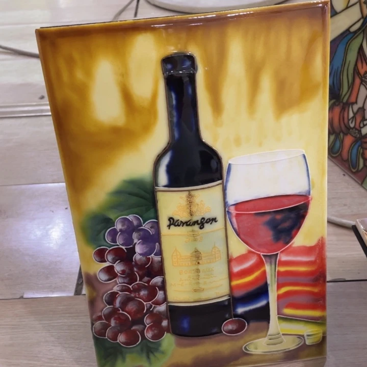 陶瓷葡萄酒瓷版画