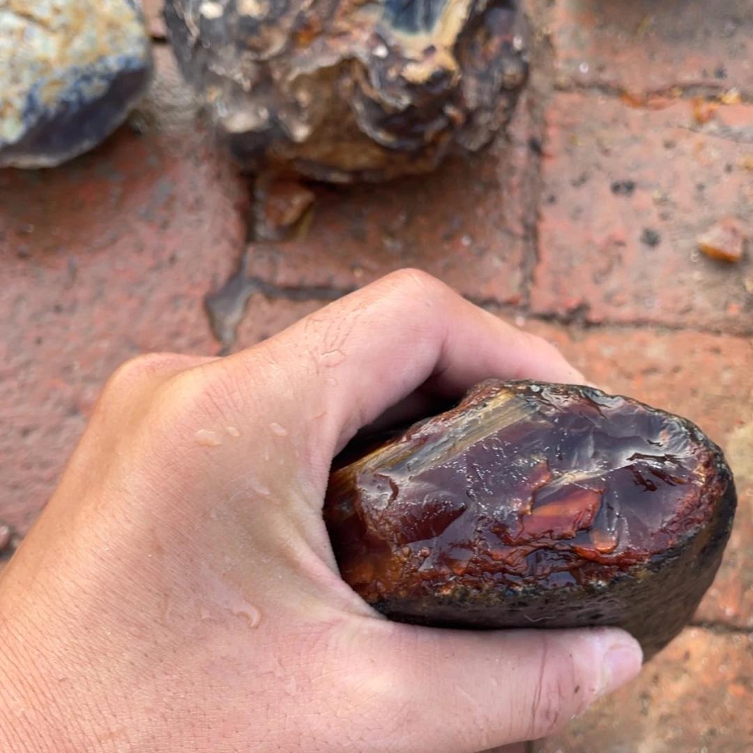 用***生定制玛瑙原石切割不退不换