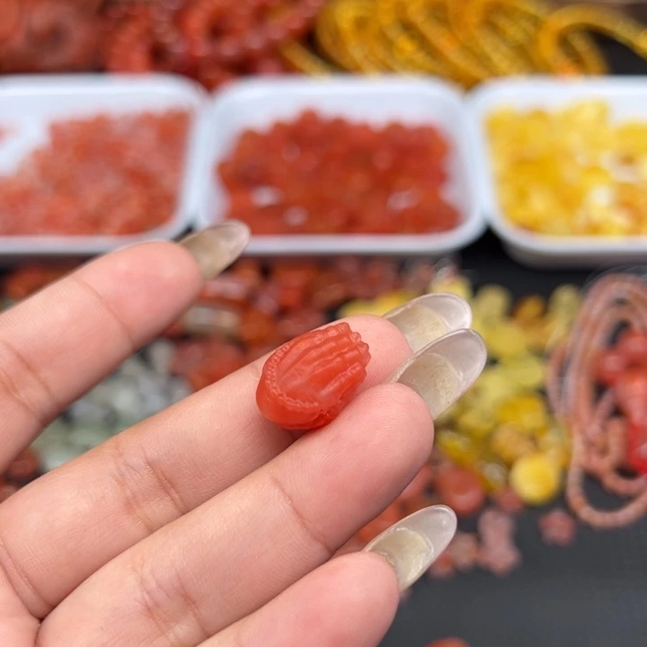 南红玛瑙未镶嵌吊坠(不含链)