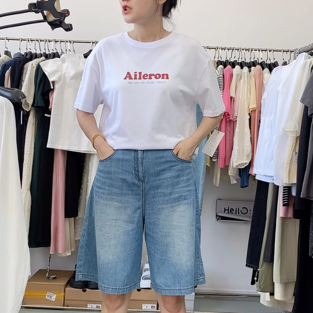 M码牛仔短裤120斤