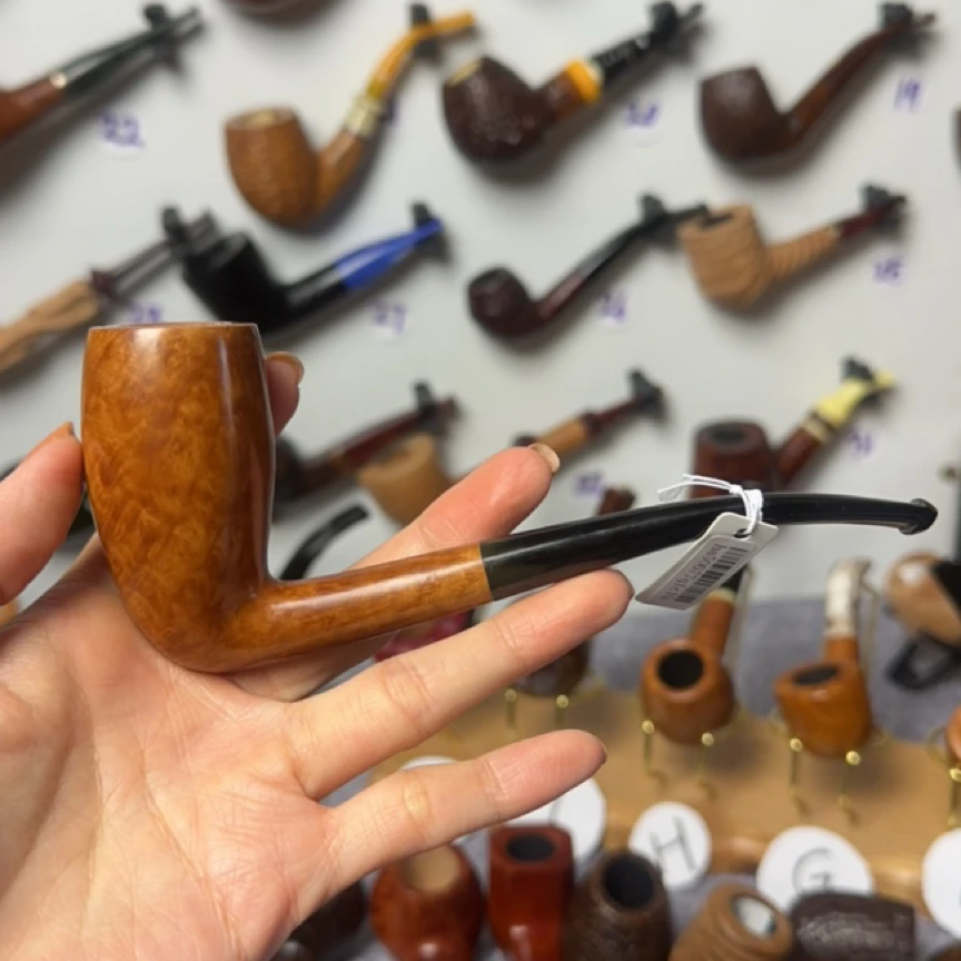 石楠木烟斗烟囱烟斗手工