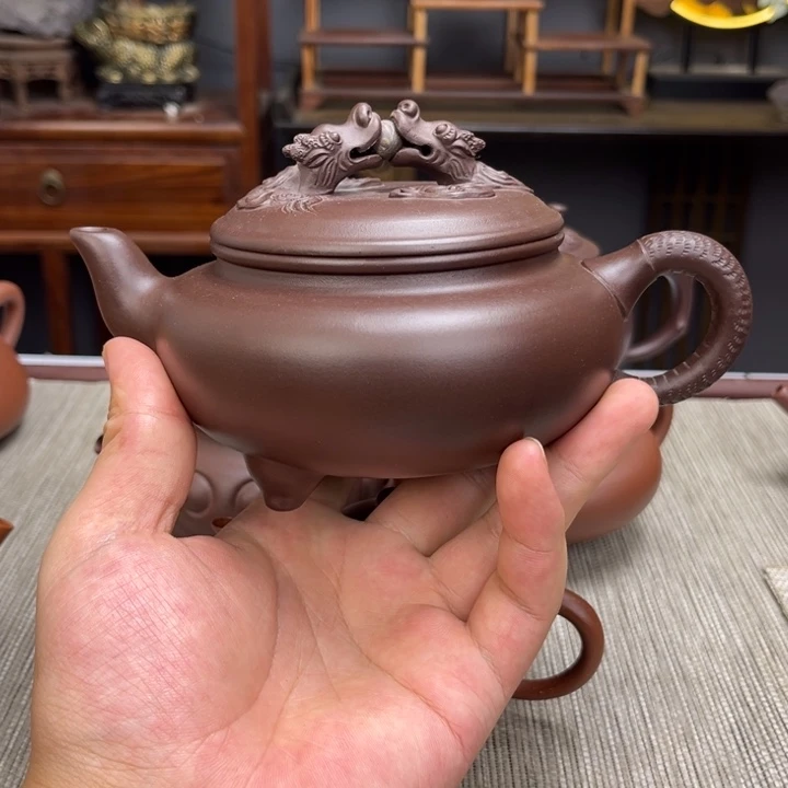 茶壶紫泥容量350毫升左右