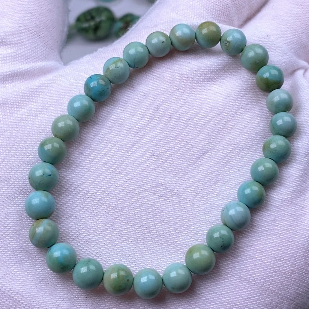 绿松石未镶嵌珠宝奇石6mm