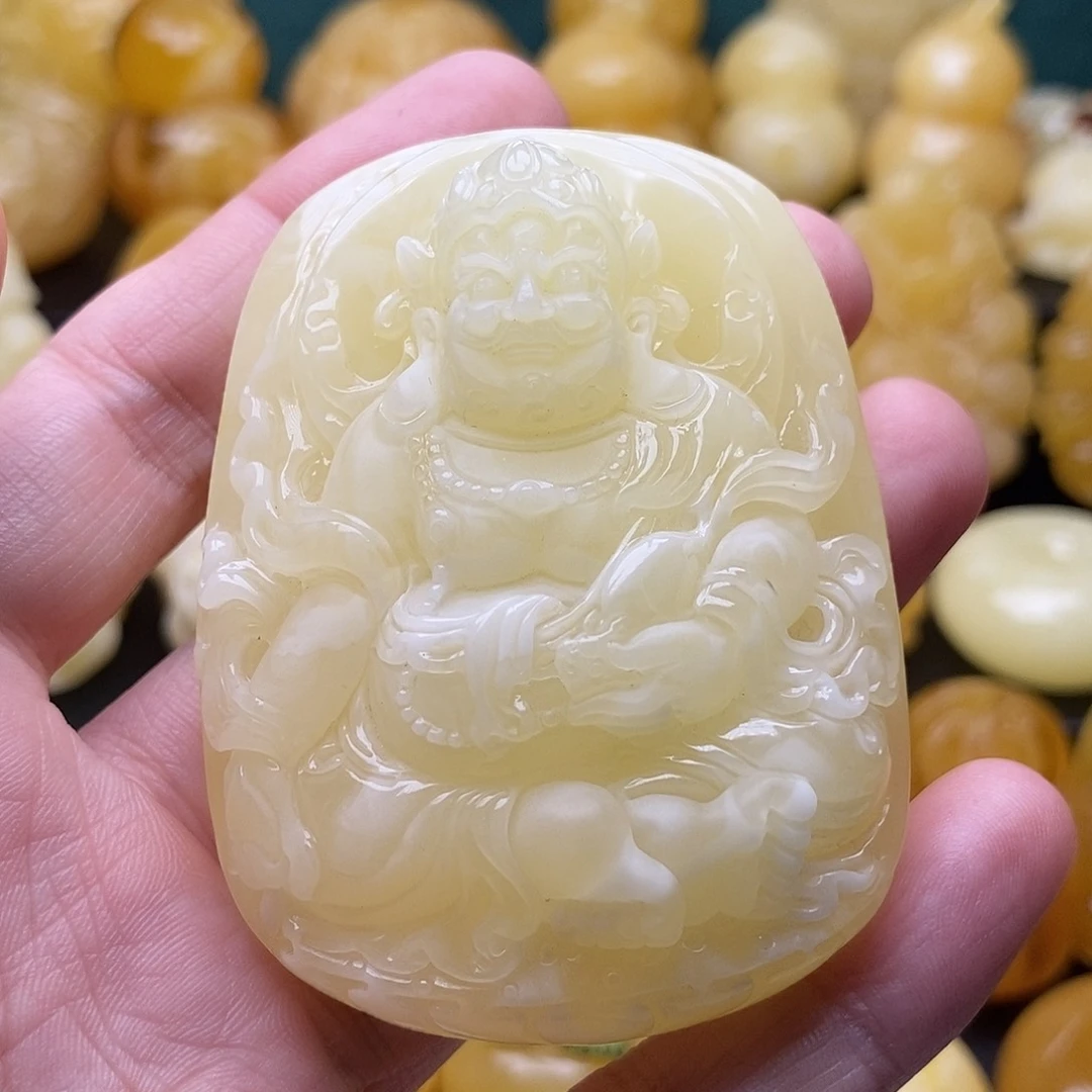 琥珀颈饰未镶嵌琥珀蜜蜡吊坠