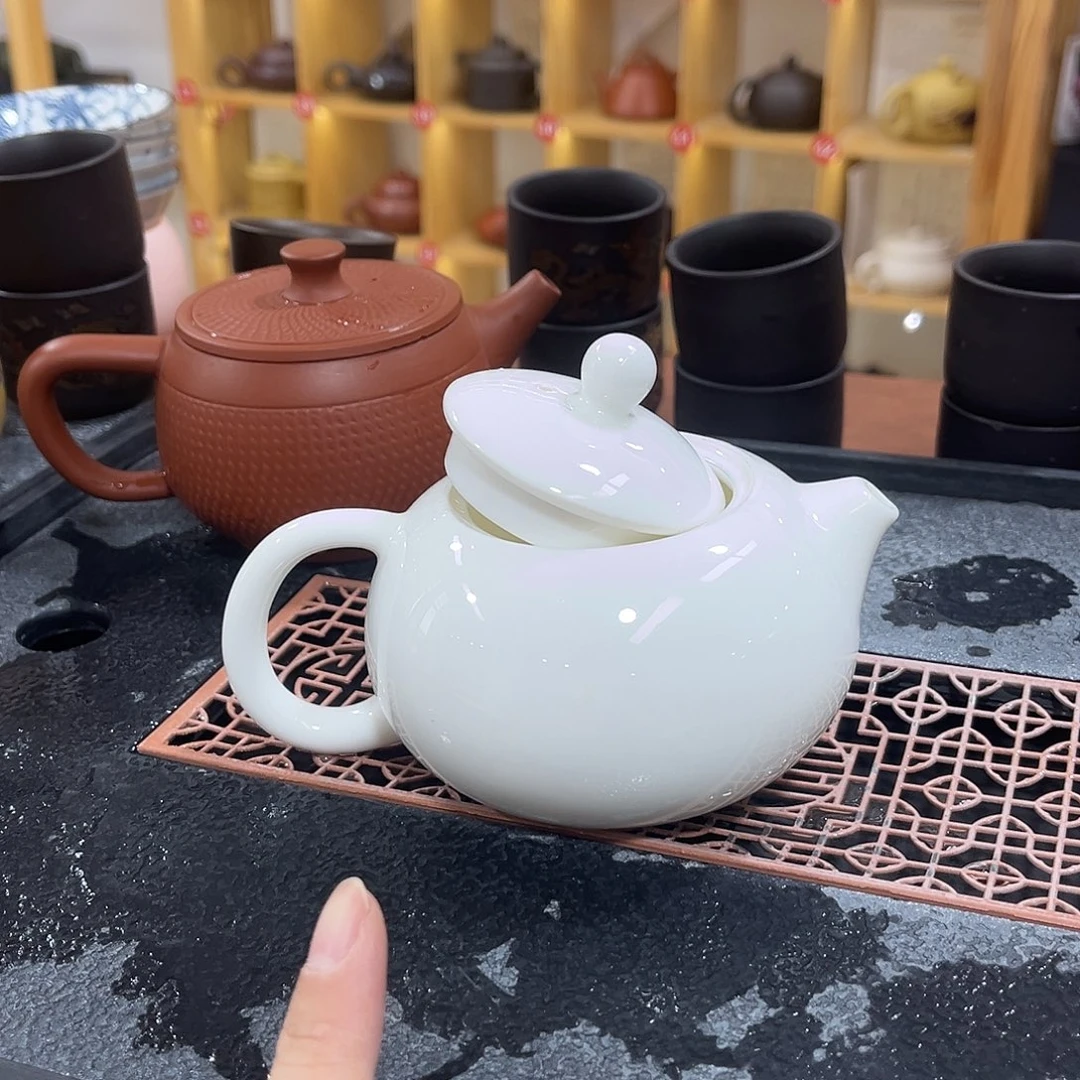茶壶紫砂羊脂玉单⼀⼁⼀⼂乛⼁