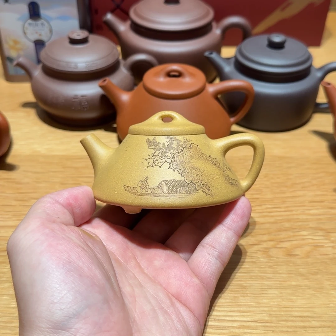 紫砂茶壶涤***?黄金段文瓢