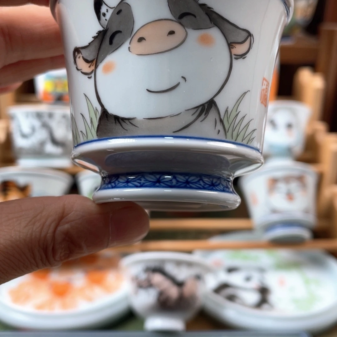 也*是宫九陶瓷手绘杯子