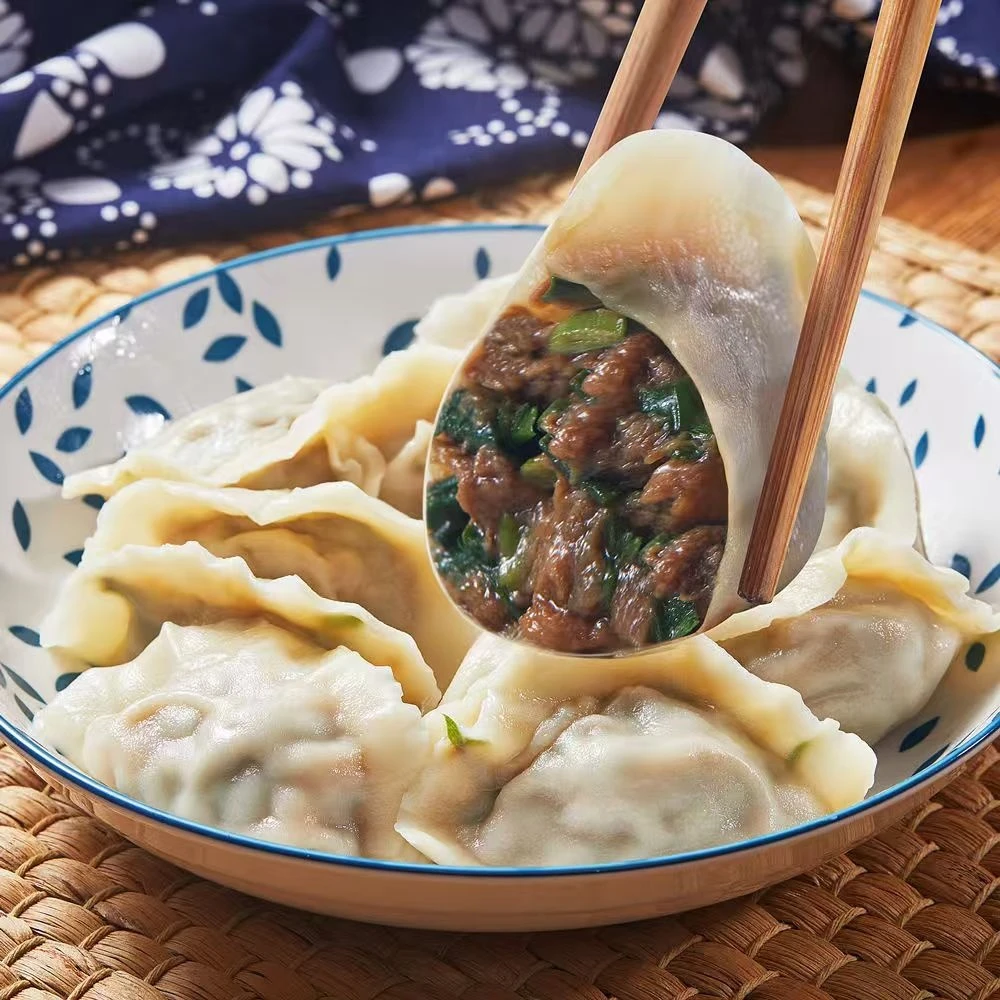 正宗清真手工牛羊肉手工水饺顺丰冷链500g/袋{买3斤送3斤}