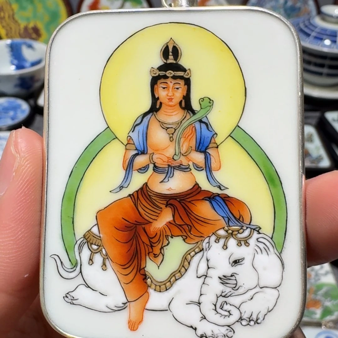 瓷片！**！精品挂件一个