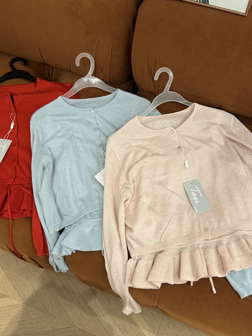 【杭州S姐  新款上新】荷叶边两件套19005