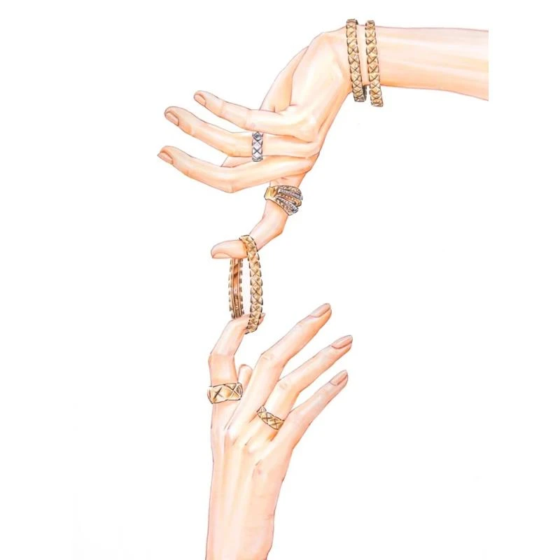 #三男孩专享#001 B钻戒轻奢百搭指环