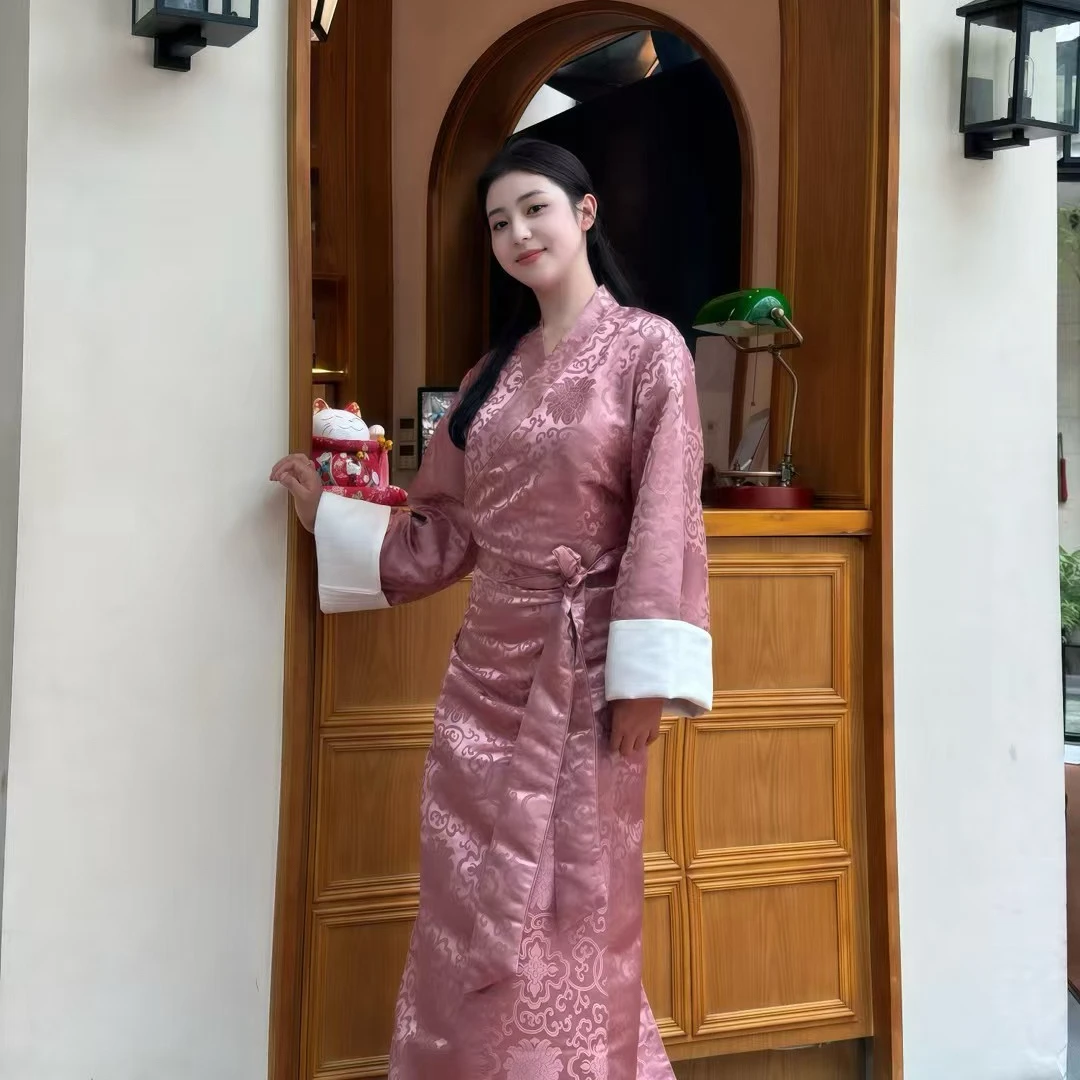 女士简约大气百搭民族风西藏服博拉裙高级显瘦四季款