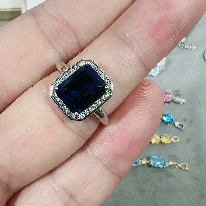 钨金无红宝蓝宝满钻镶嵌大宝贝