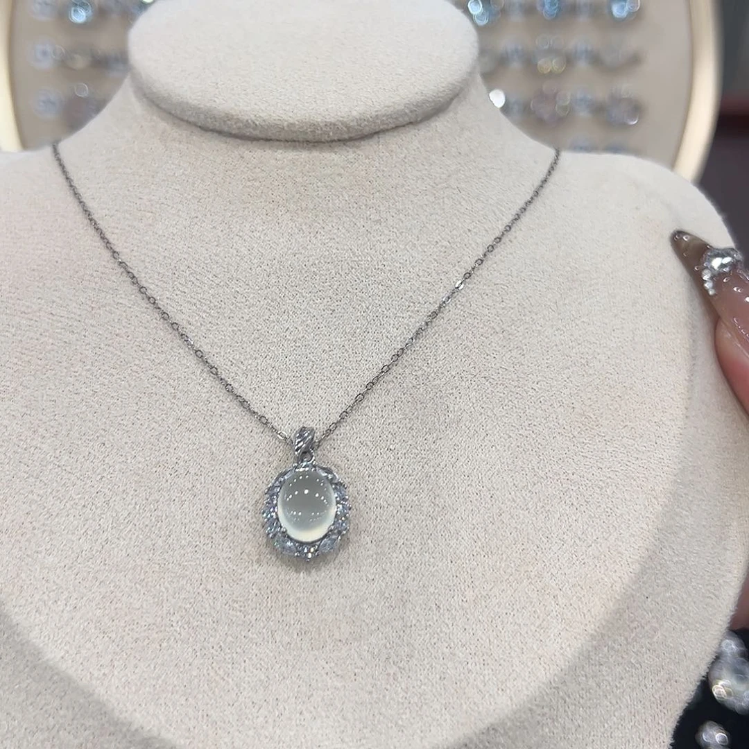 蛇纹石玉银S925镶嵌戒指