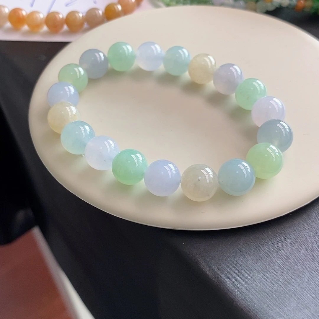 翡翠未镶嵌手链卡10