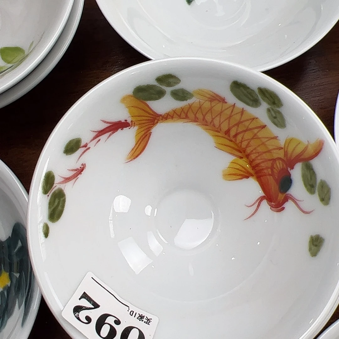 瓷片景德镇陶瓷手工手绘制作