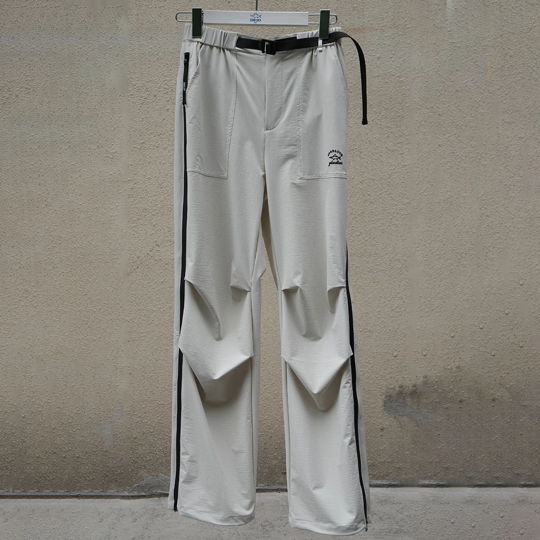 德鲨【星线好物】春秋新款户外伞兵裤透气凉感宽松女长裤-MY57439